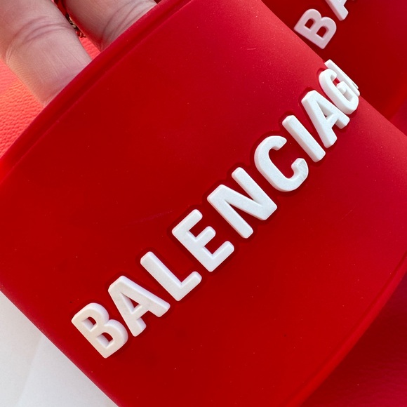 MENS BALENCIAGA POOL SLIDES 🌊 Size 9 - Picture 6 of 10